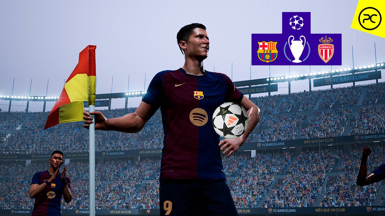 eFootball 2025 PC | Barcelona vs AS Monaco | UEFA Champions League | Phil Gaming OP