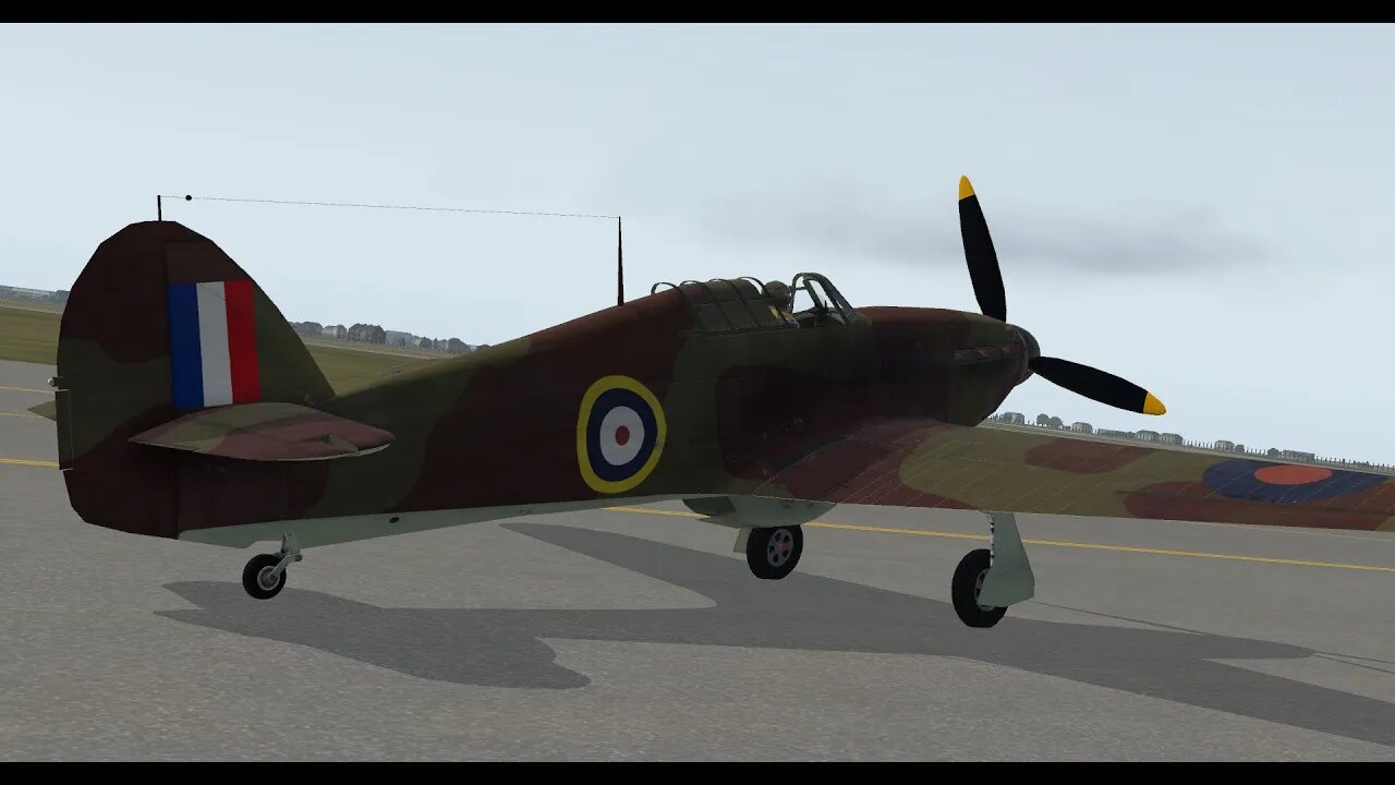 Hawker Hurricane Liverpool to Blackpool.