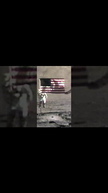 Som ET - 45 - Moon - Apollo 17 - U.S. Flag on the Moon #Shorts