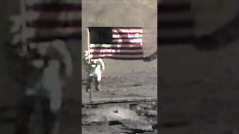 Som ET - 45 - Moon - Apollo 17 - U.S. Flag on the Moon #Shorts