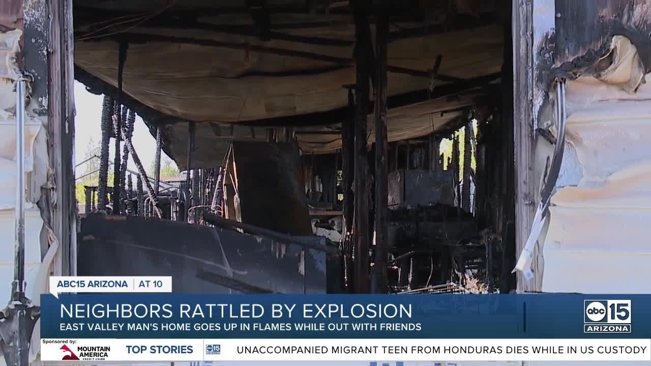 Neighbors rattled by explosion in East Valley