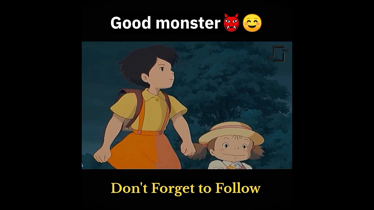 Good monster (My neighbour totoro )movie explain in hindi #totoro#explain