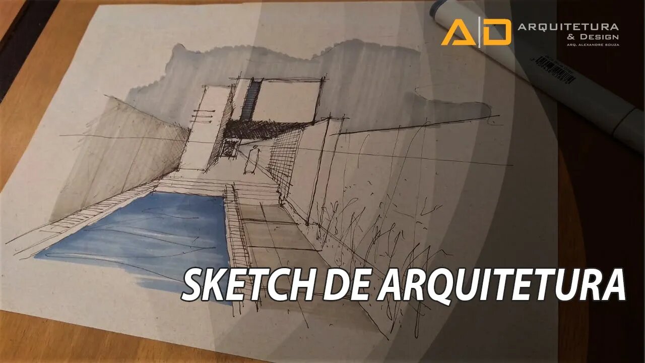 Sketch Architecture - Como desenvolver croquis e perspectivas