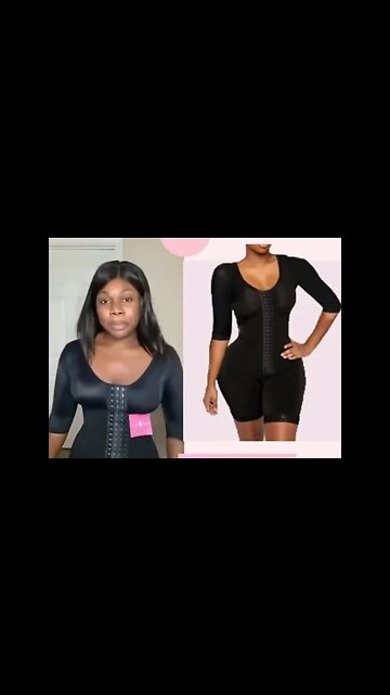 2021 Pure Color Zipper Fajas Shapewear Breasted Body Shaper | Link in the description 👇 to BUY