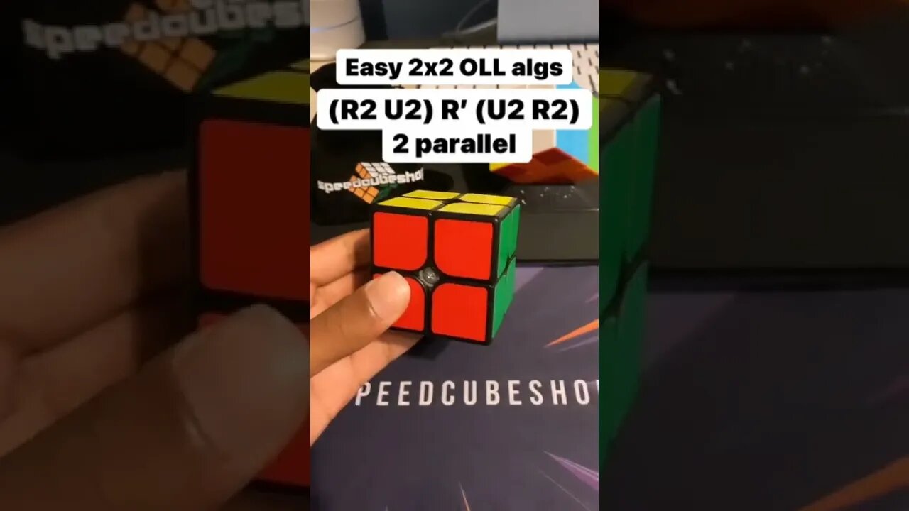 2×2 Rubik's cube easy OLL moves #shorts