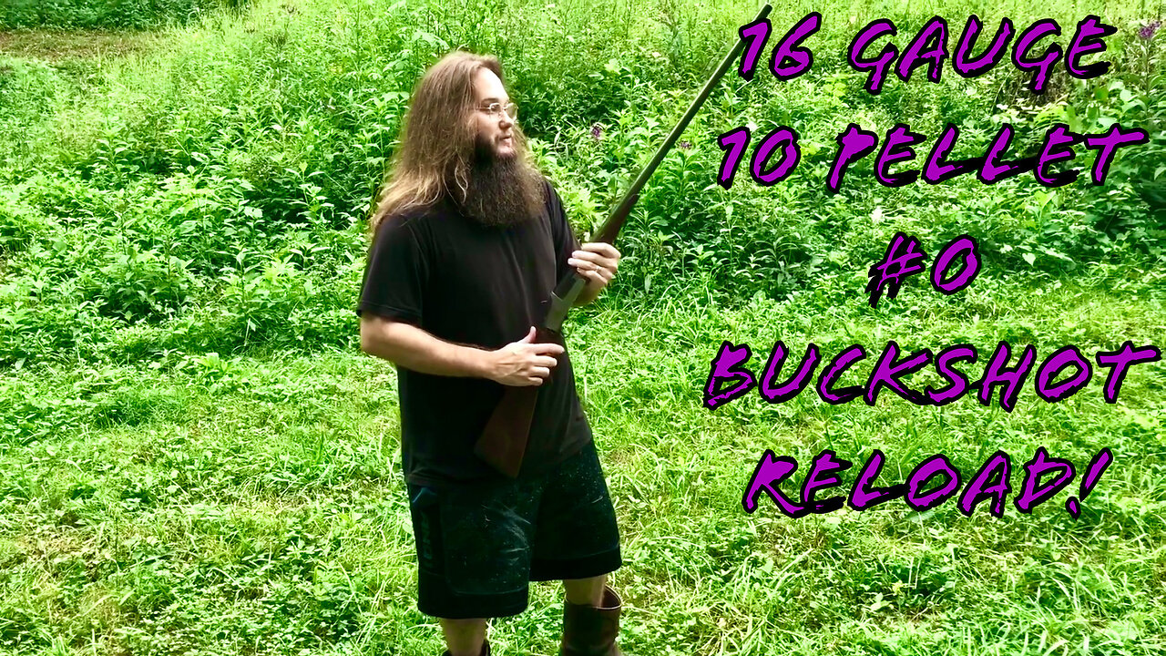 16 Gauge 10 Pellet #0 Buckshot Reload Range Test