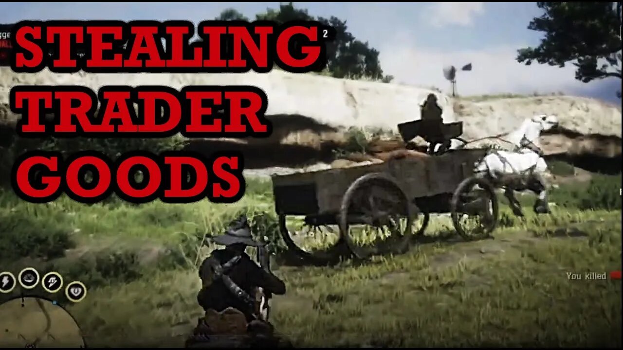 Red Dead Online: Stealing Trader/Goods Wagon In The Heartland #OUTLAWLIFE