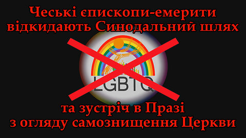 Чеські єпископи-емерити відкидають Синодальний шлях та зустріч в Празі з огляду самознищення Церкви