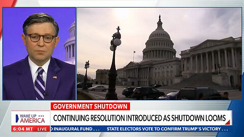 Squish Speaker Mike Johnson Defended The Spending Bill On Newsmax