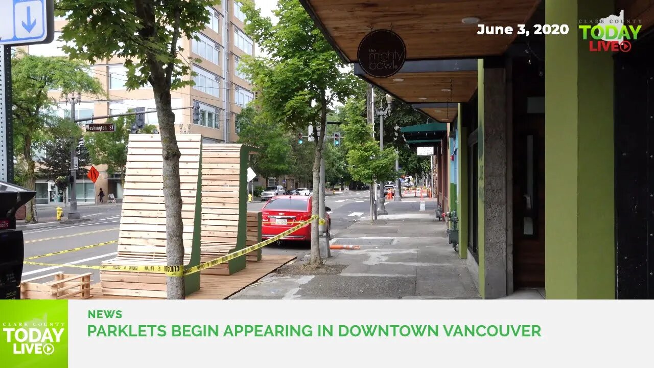 Parklets begin appearing in downtown Vancouver