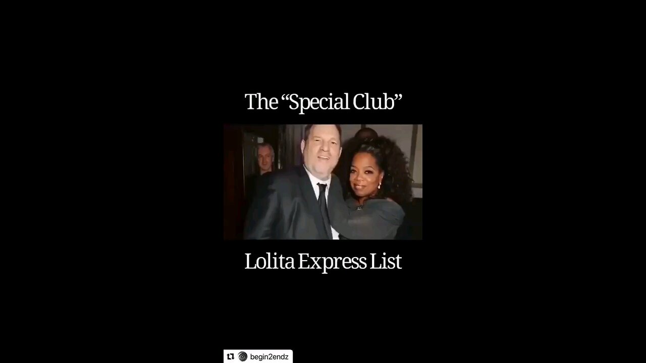 Oprah and the Lolita Express