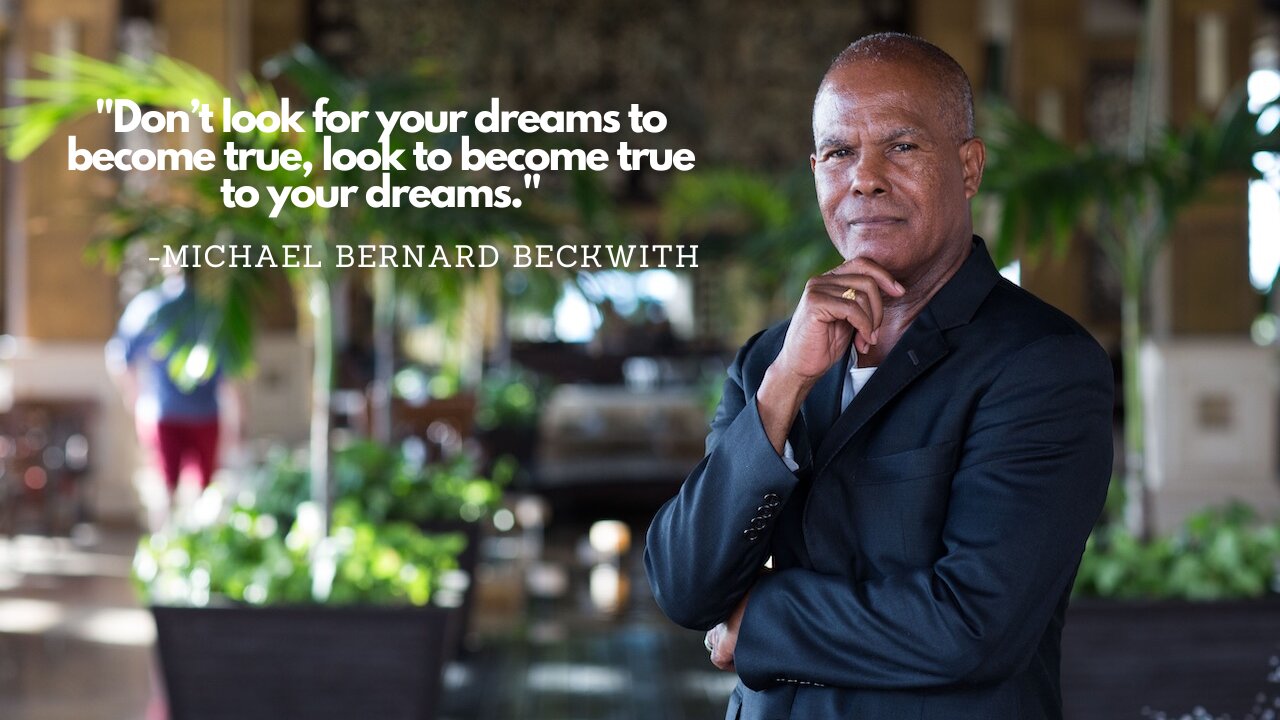 Michael Bernard Beckwith Motivational Speech "What Kind of Person do You Want to Be"