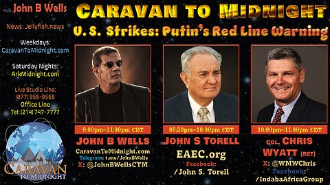 U.S. Strikes: Putin’s Red Line Warning - John B Wells LIVE