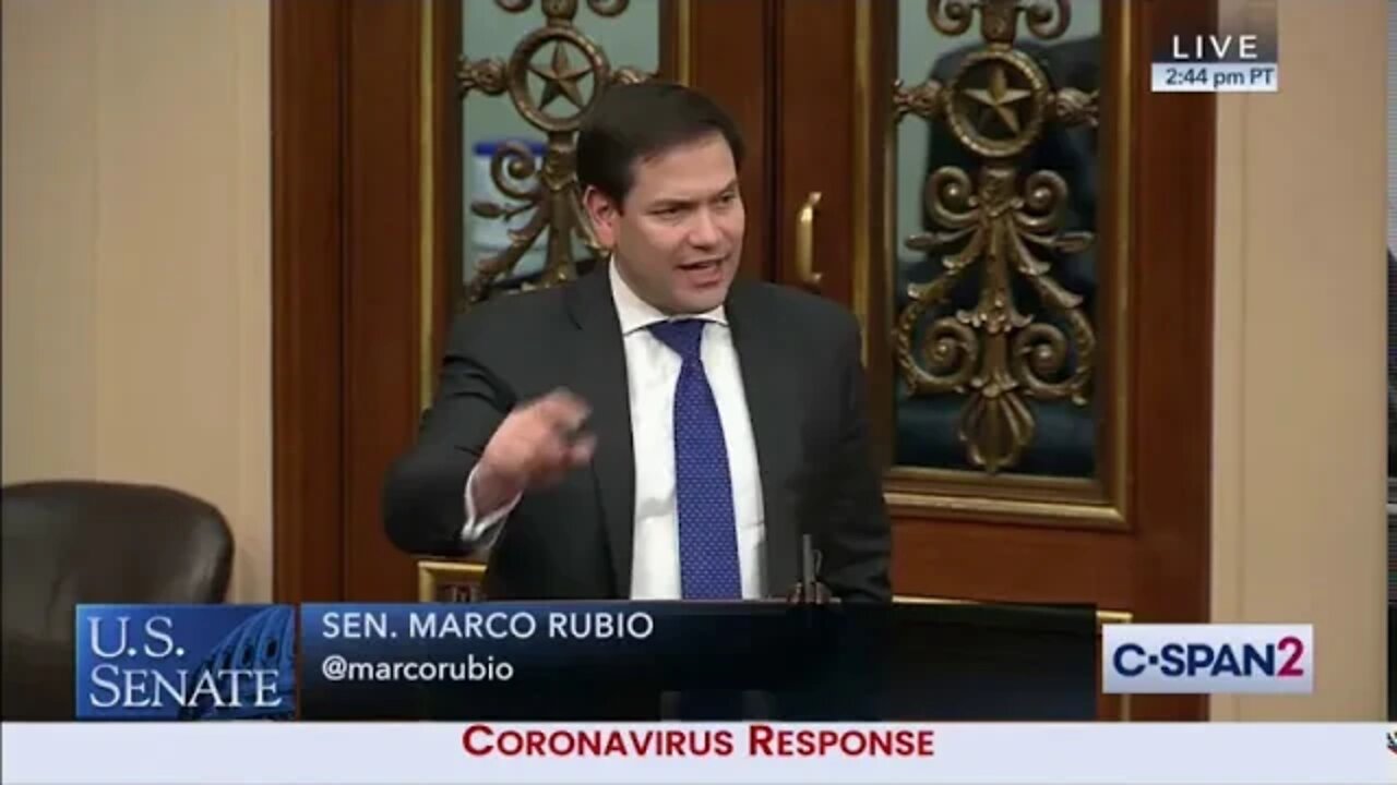 Senator Rubio Delivers Floor Speech on COVID-19