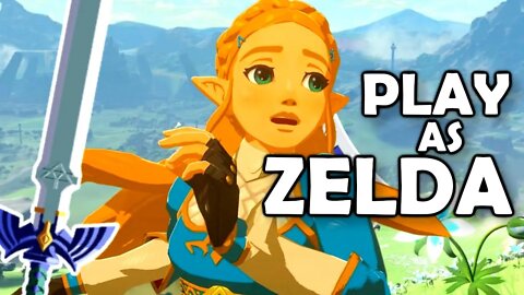 BotW but you're ZELDA - NOT LINK (Part 1)