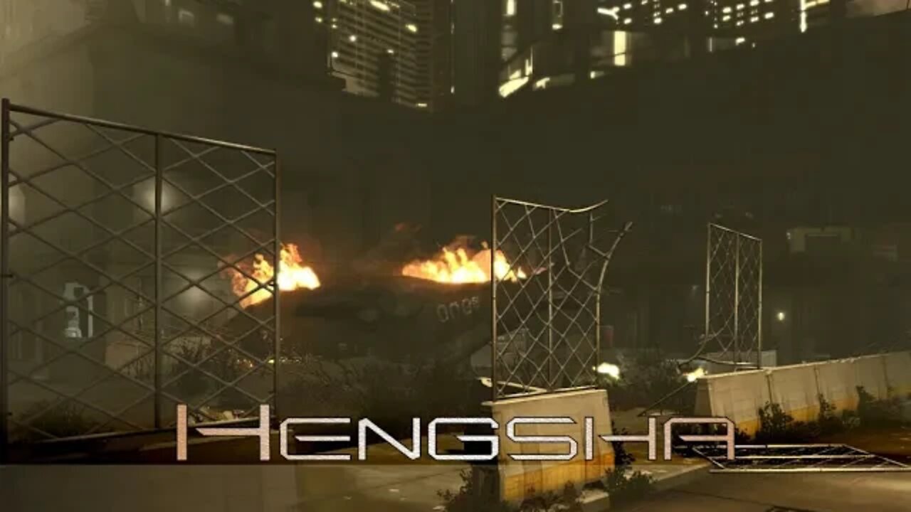 Deus Ex: Human Revolution - Hengsha: Construction Site [Combat] (1 Hour of Music)