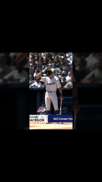 MLB The Show 22 Reggie Jackson Homerun Derby #shorts