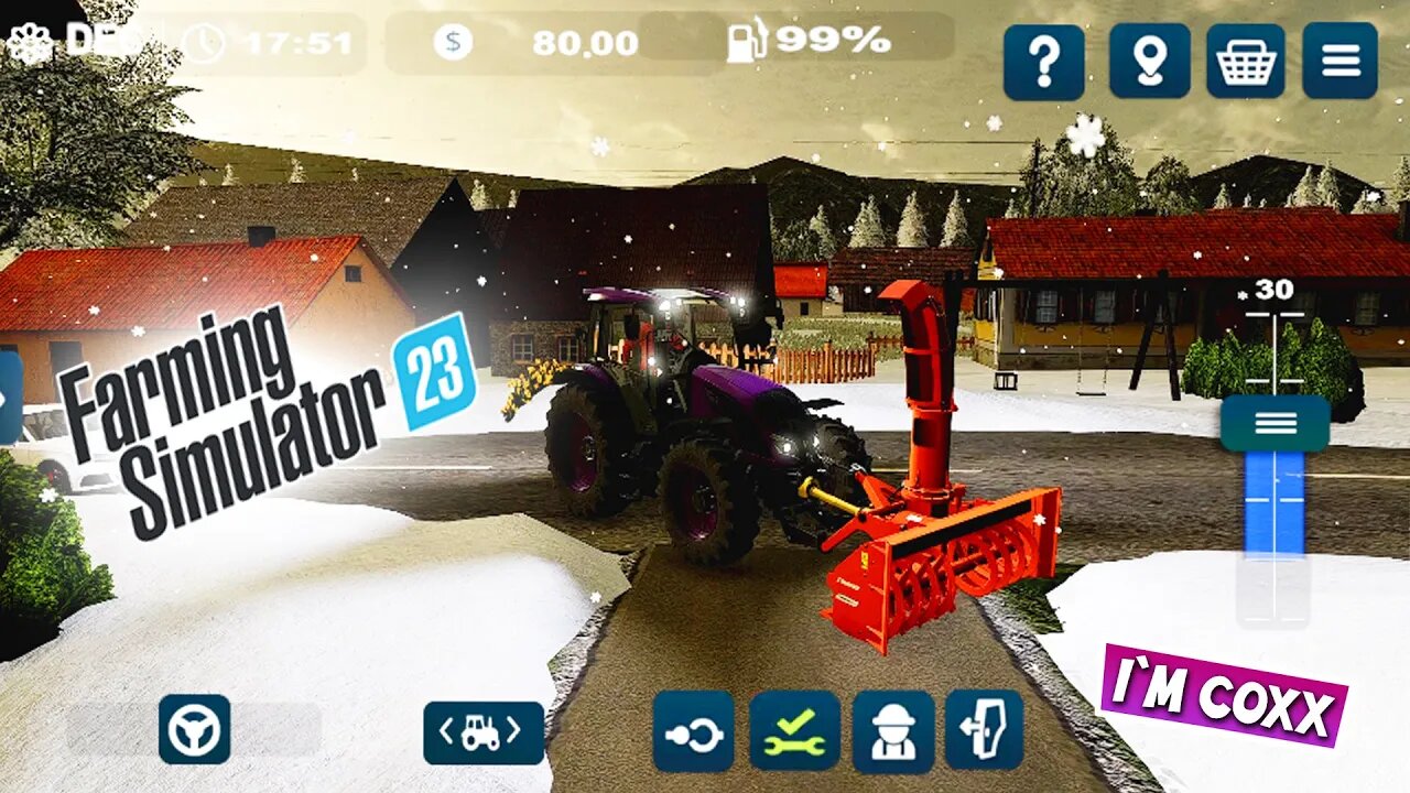 Farming Simulator 23 ❄️Snow ❄️ Farming Simulator 23 Android Gameplay 🚜 Fs23 Android & IOS 🚜 Fs23 🚜