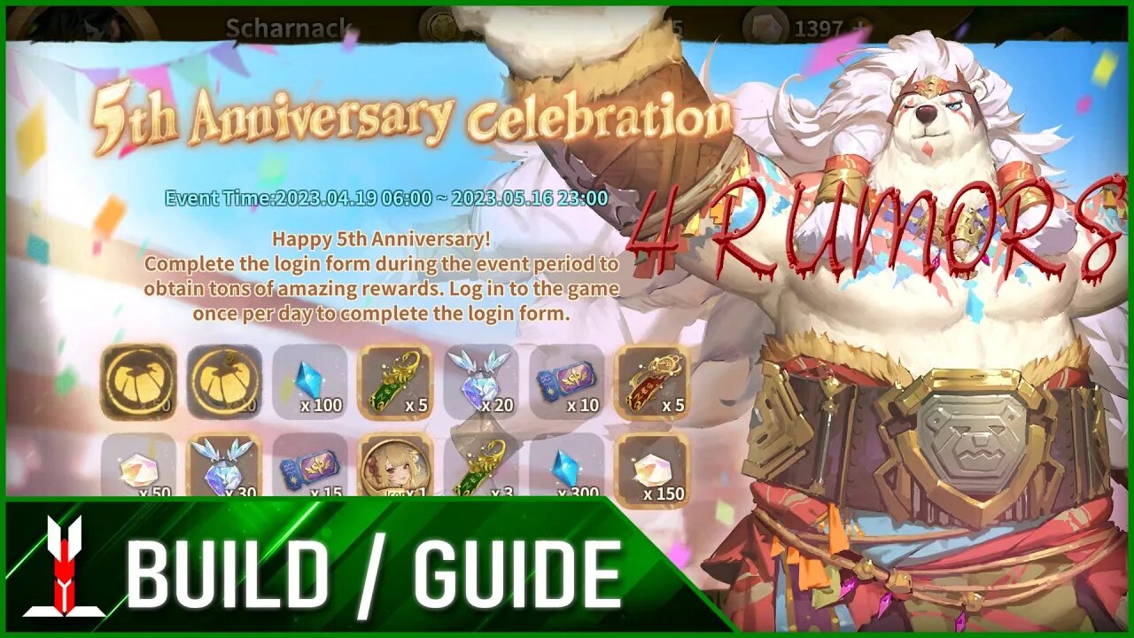 『Sdorica | Event』Patch 4.4.2 - 5th Anniversary Event - 4 Rumors - Anomalies Locations