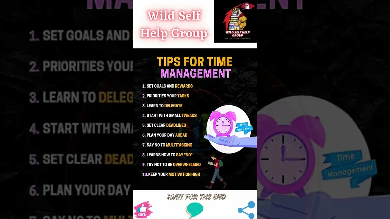 🔥Tips for time management🔥#shorts🔥#wildselfhelpgroup🔥30 July 2022🔥