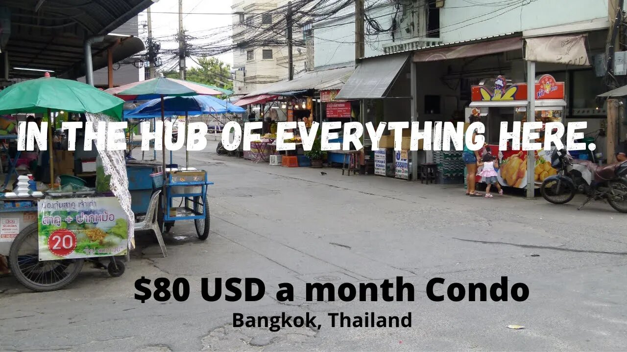 Bangkok Backpackers dream. $80 a month Condo. Go for it!