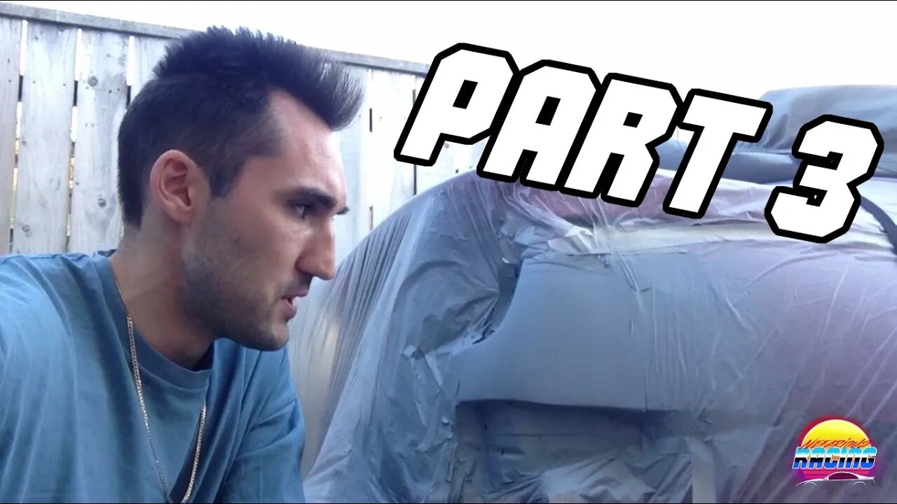 300zx Rear Quarter Dent Fix Part 3 - Sanding, Filling, Sanding, Filling