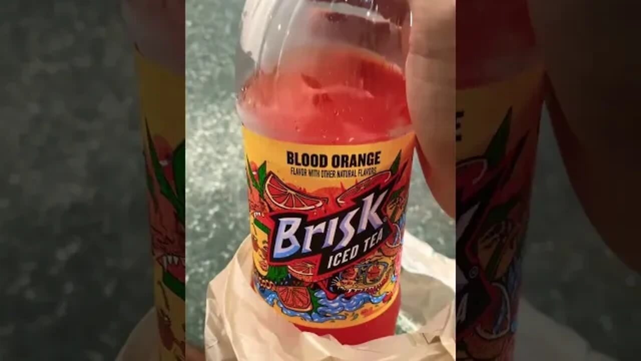 GETTING BRISKY IN THE MORNING !!! #shorts #viral #brisk #bloodorange #soda