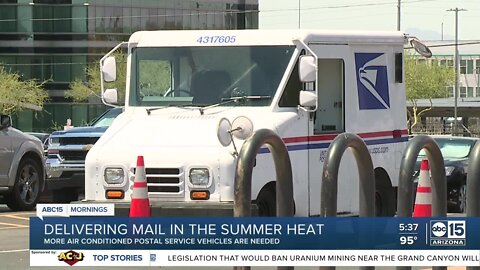 Senator Kyrsten Sinema hoping to get air conditioning in mail vehicles