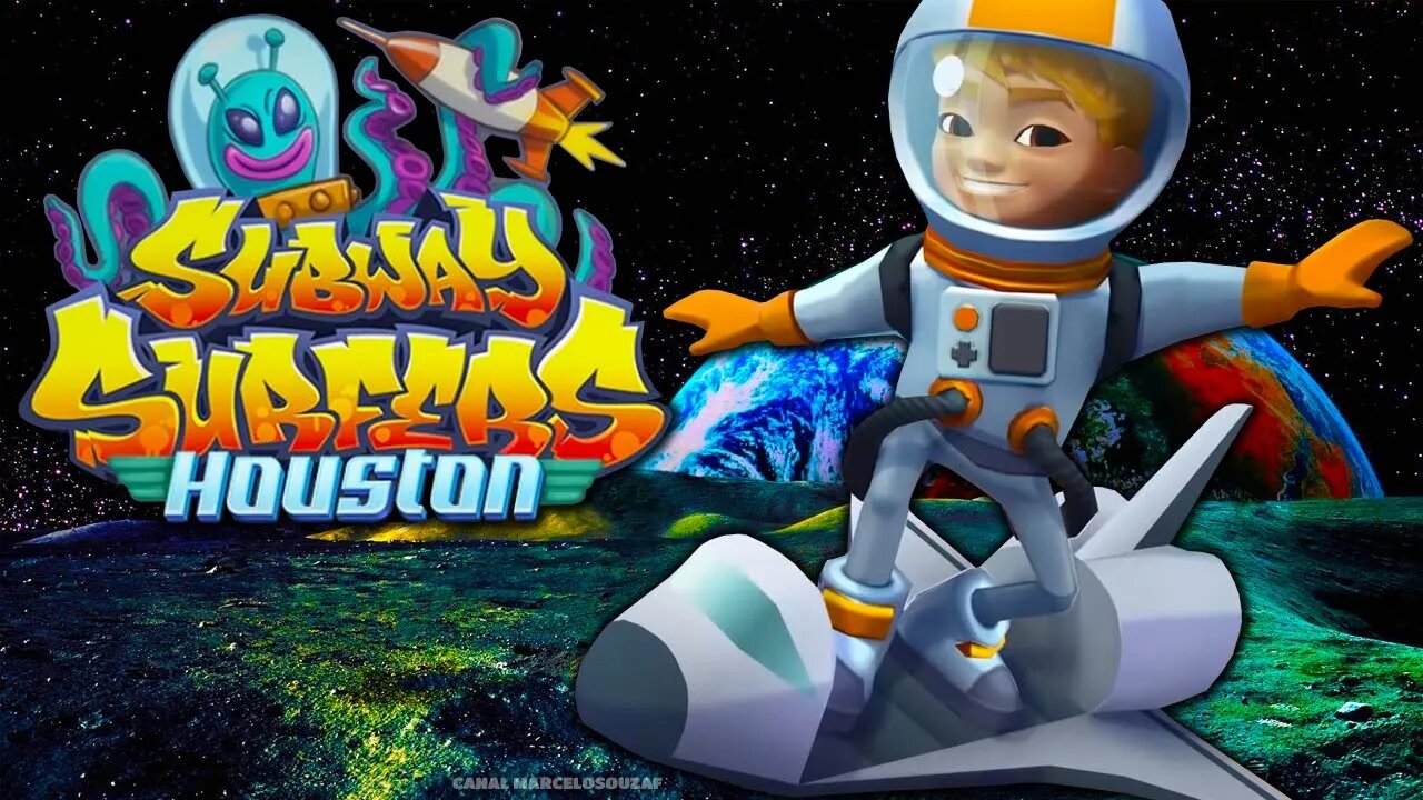 Subway Surfers Houston 2021 com Ônibus Espacial e o Astronauta Buzz