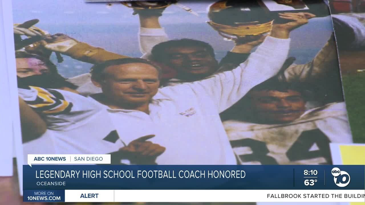 'He was bigger than life.' City of Oceanside dedicates May 20 to late high school football coach