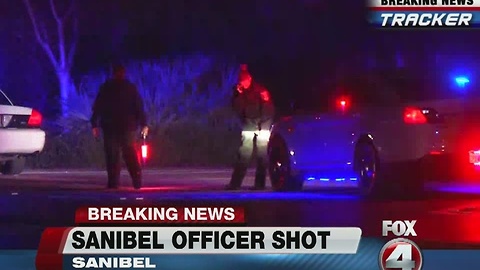 Sanibel Officer shot and injured, suspect in custody -- 6am update