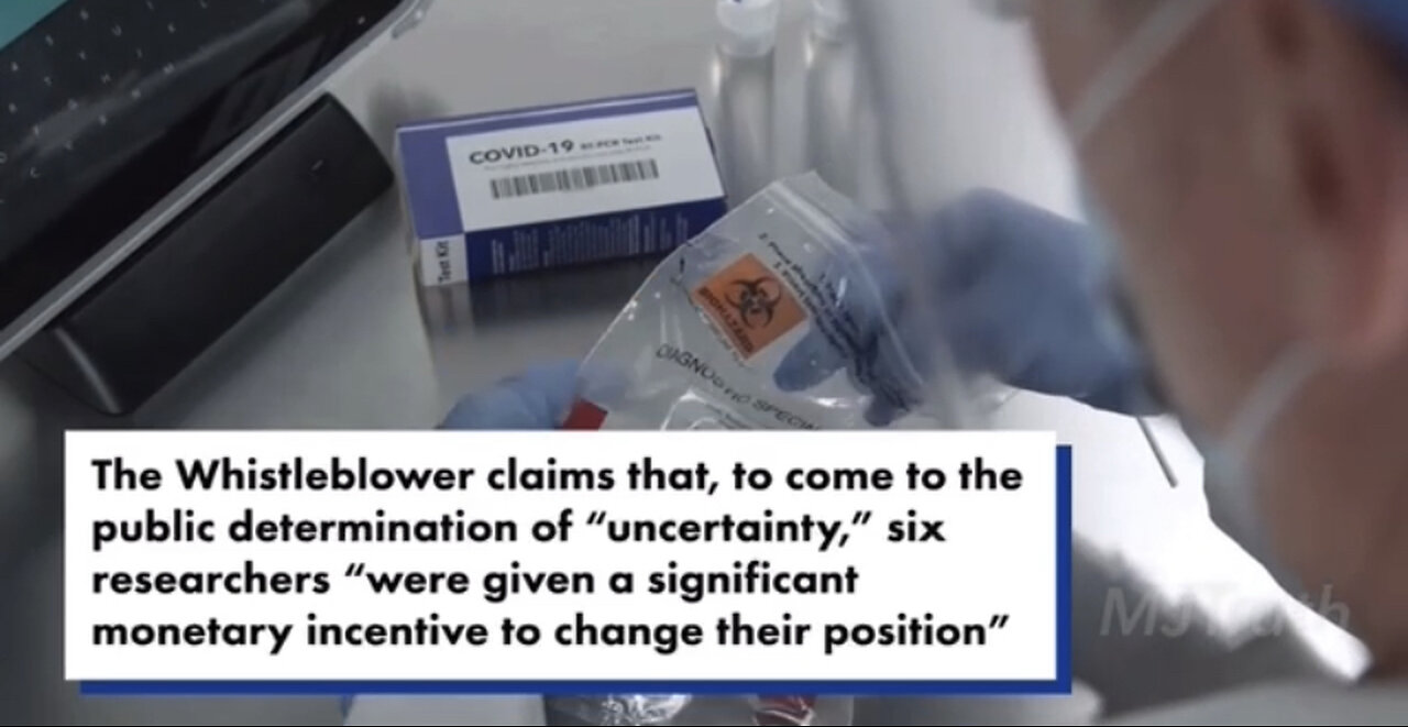 CIA tried to PAY OFF Analysts to Bury Findings that COVID lab leak was likely