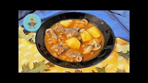 Beef Stew with Potatoes and Mushrooms Recipe