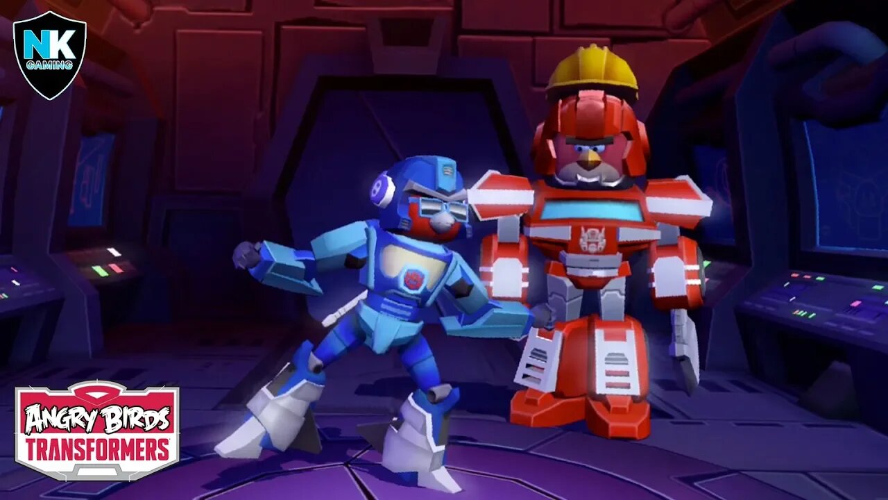 Angry Birds Transformers - Blurr + Ironhide Team Up