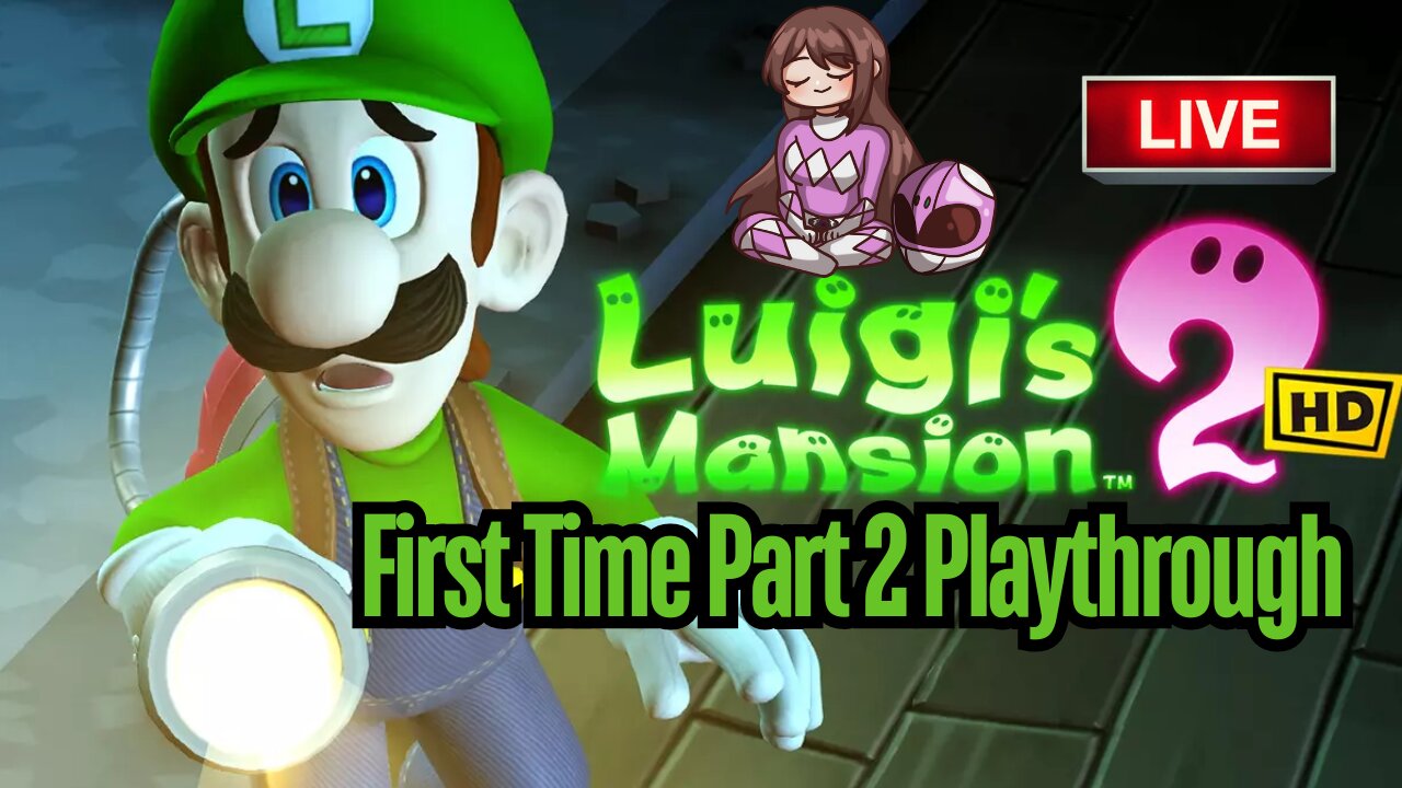 🔴-LIVE- {PNG/VTuber} Jedi Ranger: Luigi's Mansion 2: Dark Moon Part 2 First Playthrough