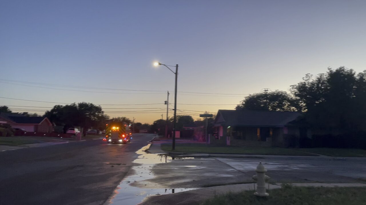 Midland Fire Department Responds To Arcing Power Line