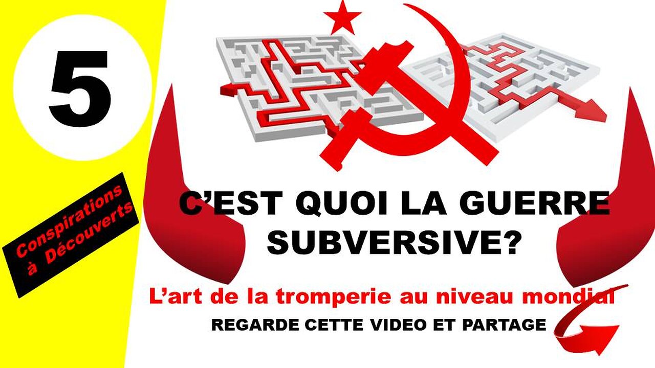 Définition de la guerre subversive 1ère Partie