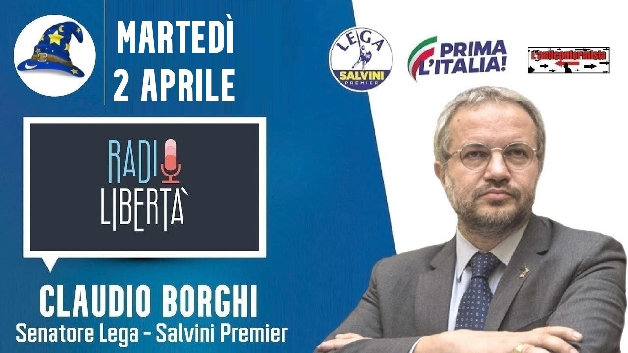 🔴 59ª Puntata della rubrica Scuola di Magia di Claudio Borghi su Radio Libertà (02/04/2024)