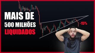 DUMP LIQUIDA MAIS DE 500 MILHÕES DE DÓLARES! Saiba O Que Fazer! Análise Bitcoin (BTC) 19/08/2022