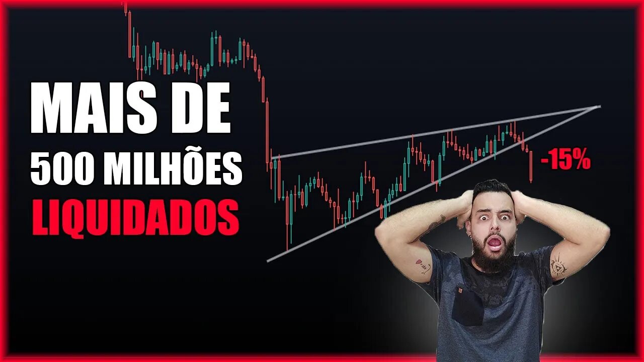 DUMP LIQUIDA MAIS DE 500 MILHÕES DE DÓLARES! Saiba O Que Fazer! Análise Bitcoin (BTC) 19/08/2022