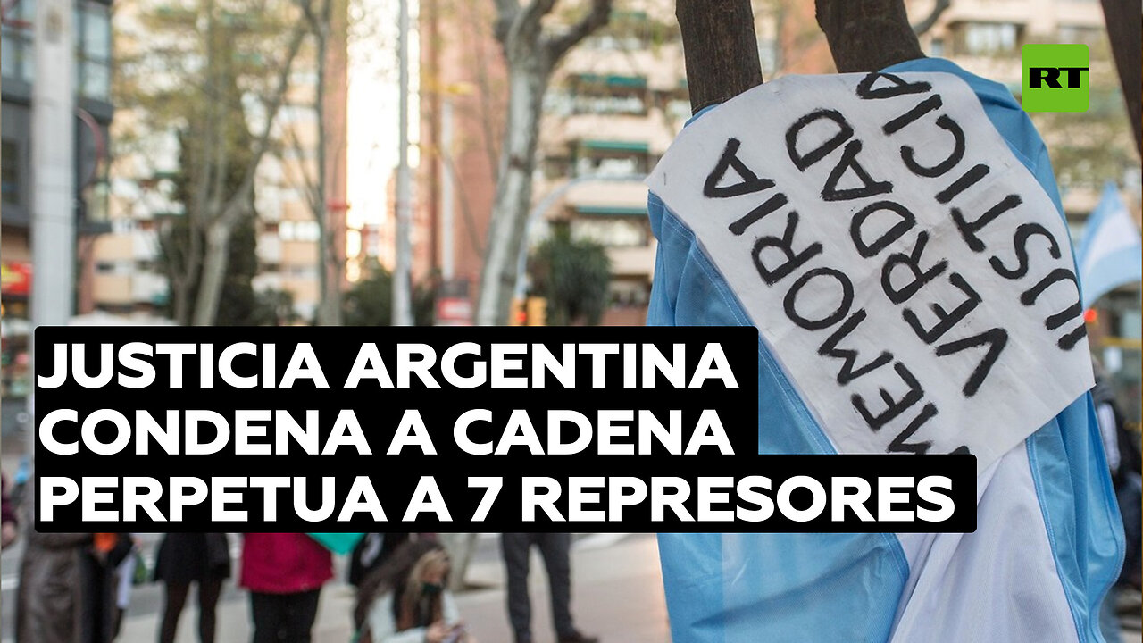 Justicia argentina condena a cadena perpetua a 7 represores en la denominada 'Megacausa III'