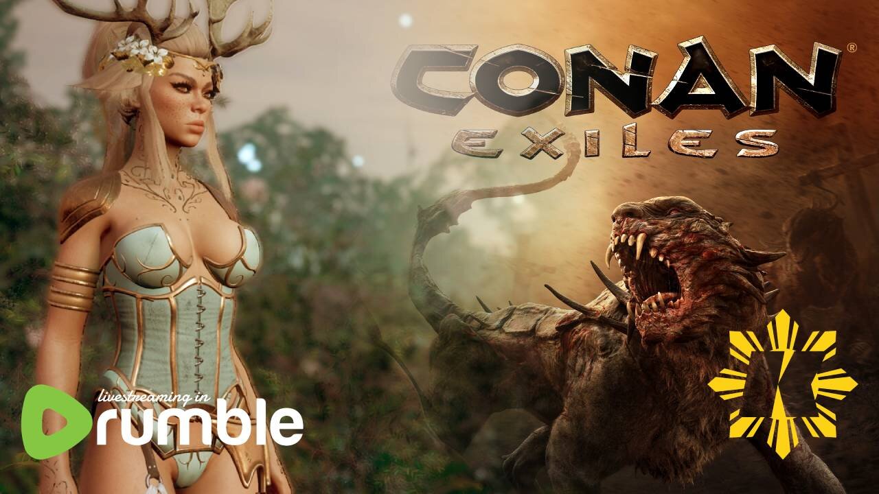 🔴 LIVE » CONAN EXILES » THE CRUSHER ALMOST DIED >_< [ START @ 3 PM EDT, 4/7/23 ]