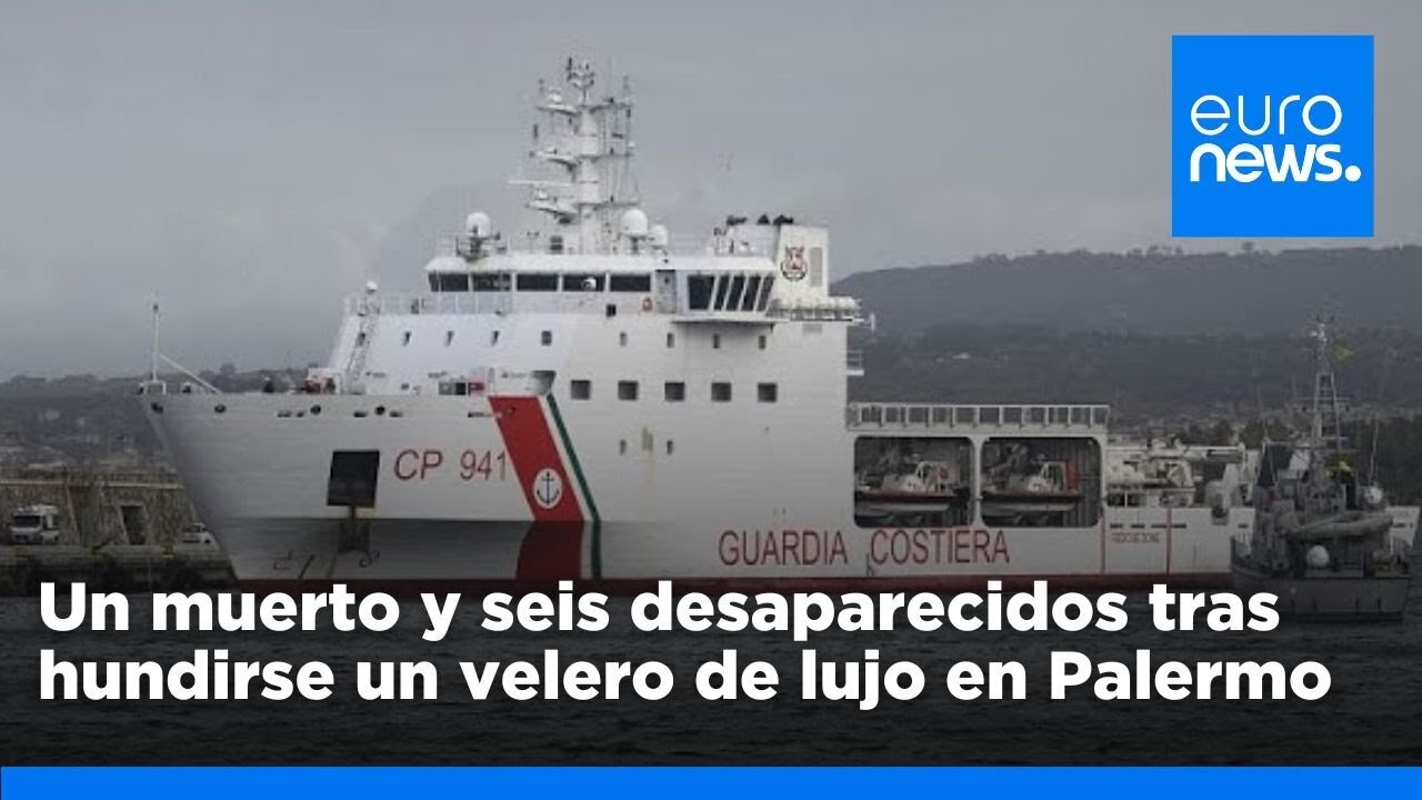 Un muerto y seis desaparecidos tras hundirse un velero de lujo: han rescatado a un niño de 1 año