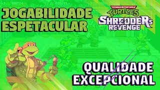 TEENAGE MUTANT NINJA TURTLES SHREDDER'S REVENGE: JOGABILIDADE ESPETACULAR E QUALIDADE EXCEPCIONAL!!!