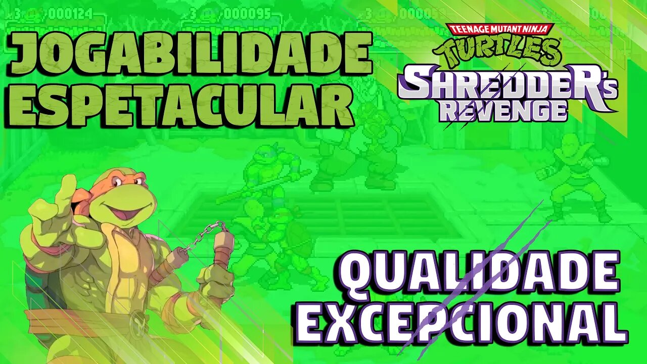 TEENAGE MUTANT NINJA TURTLES SHREDDER'S REVENGE: JOGABILIDADE ESPETACULAR E QUALIDADE EXCEPCIONAL!!!