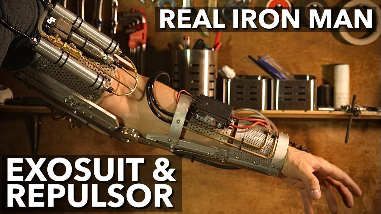 A real Iron Man repulsor with his own hands