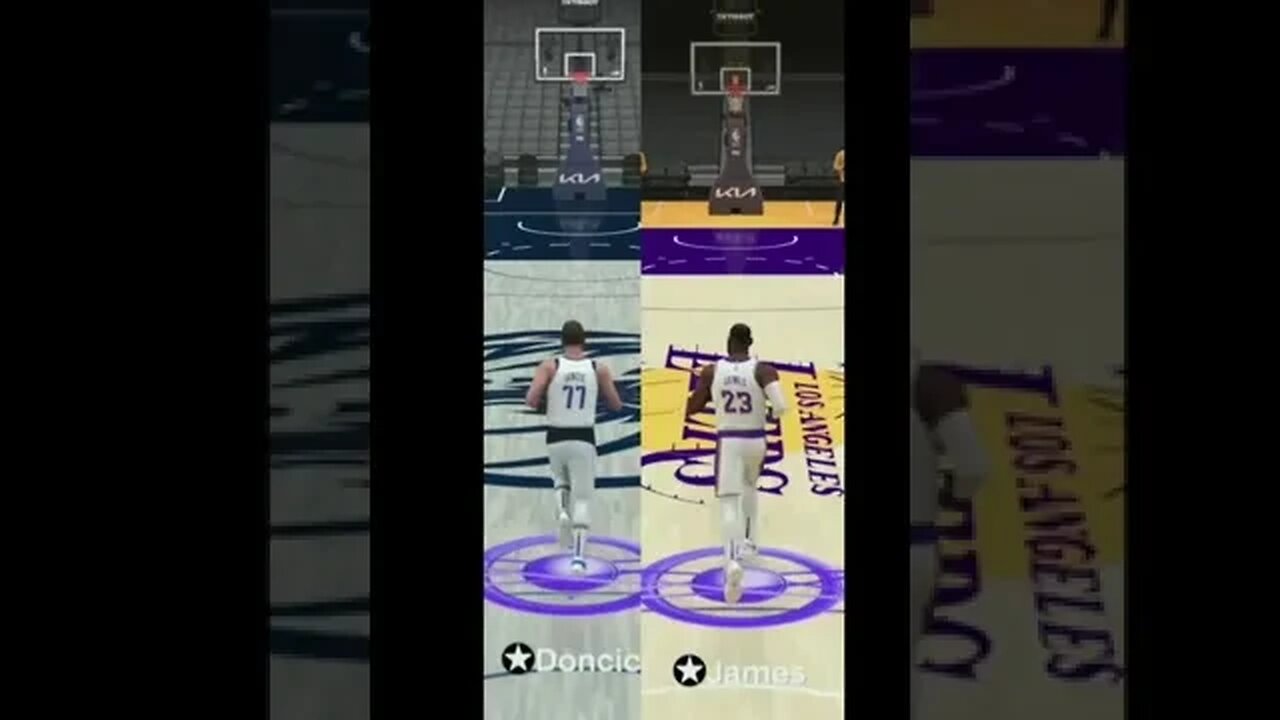 LUKA DONCIC vs LEBRON JAMES #shorts