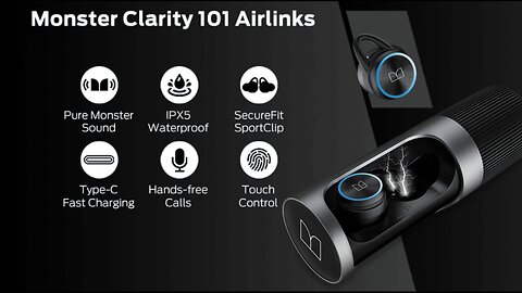 Monster Clarity 101 AirLinks Wireless Earbuds