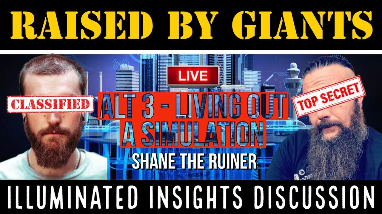 Illuminated Insights Discussion - Alt 3 Living out a Simulation - Shane The Ruiner