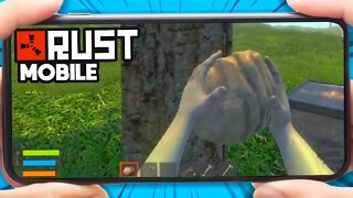 RUST MOBILE - JOGANDO NO REDMI NOTE 9 PRO - TOTLAS Survival